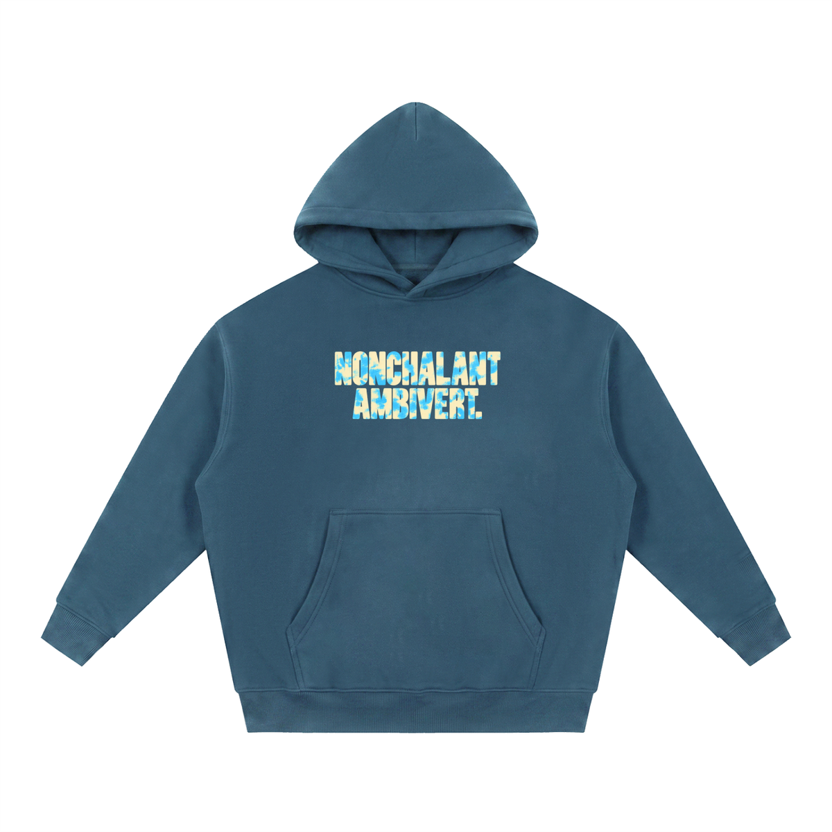 Essential Oversized Boxy Fit Fleece Hoodie
