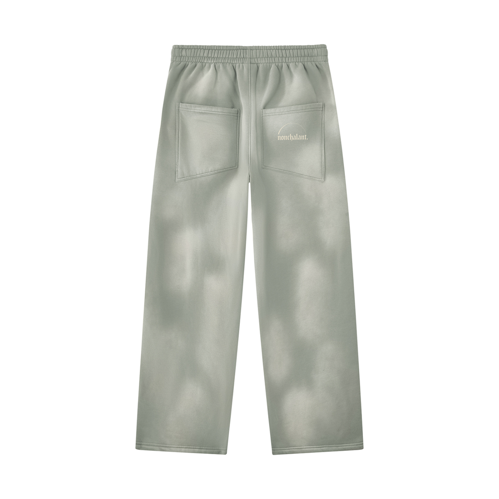 Unisex Sunfade Wide Leg Fleece Sweatpants