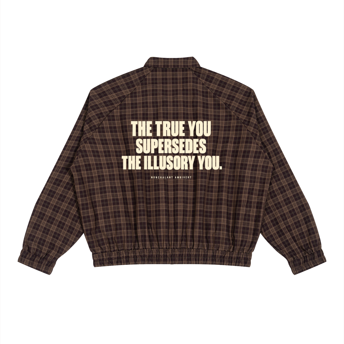 Unisex Plaid Full-Zip Track Jacket