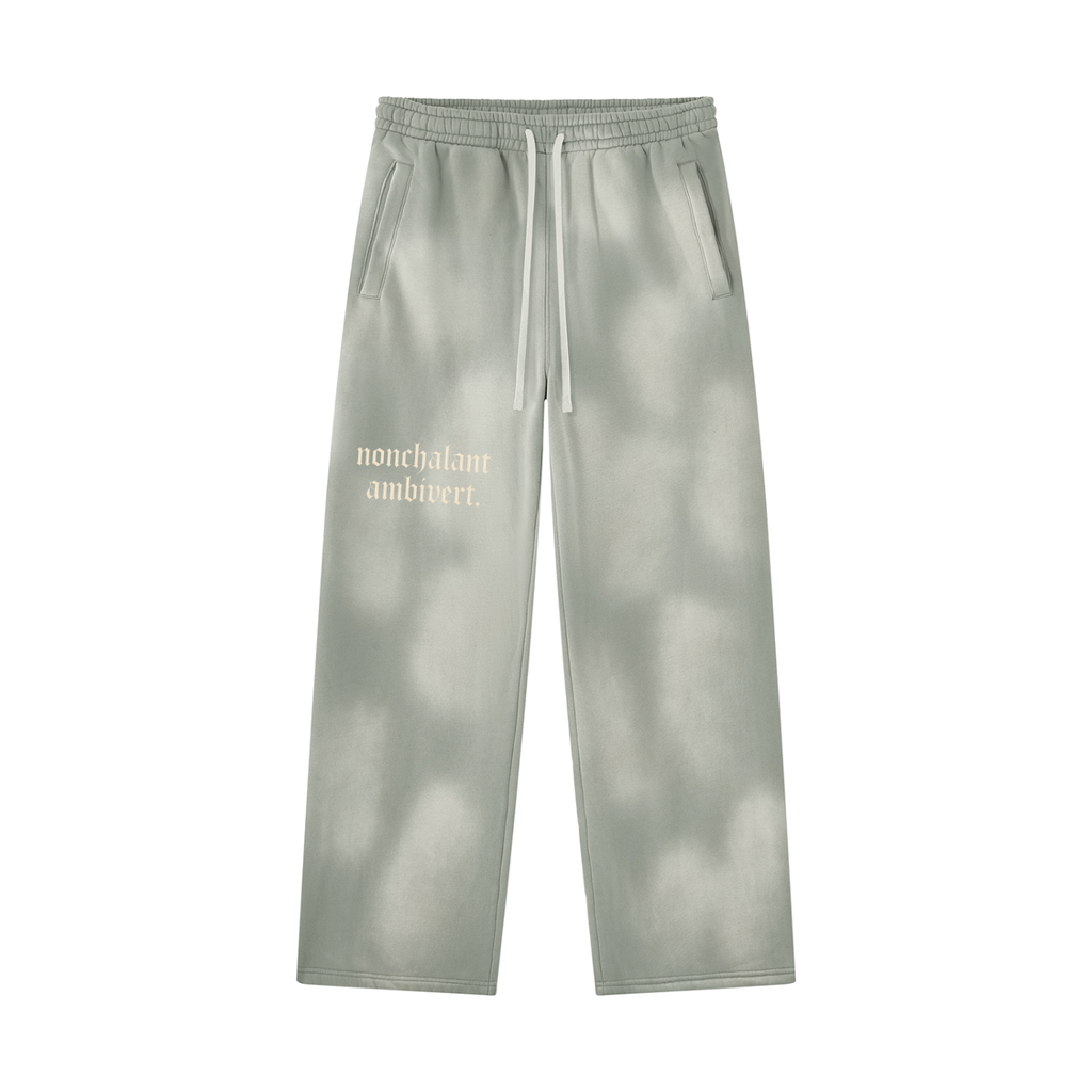 Unisex Sunfade Wide Leg Fleece Sweatpants