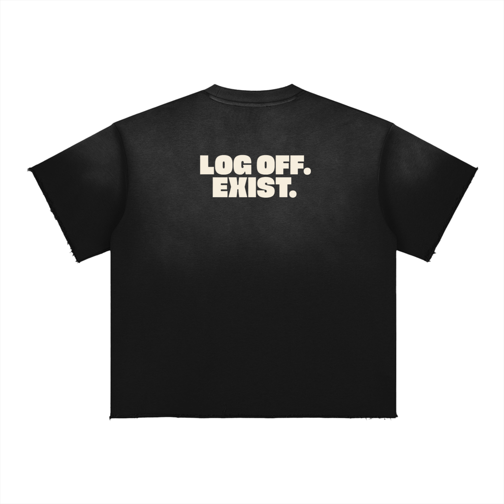 Sun Fade Raw Edge T-Shirt