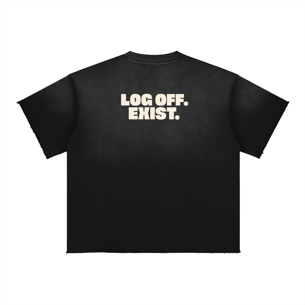 Sun Fade Raw Edge T-Shirt