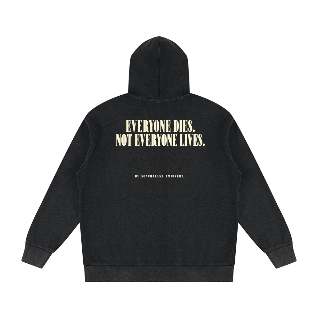 Unisex Mineral Wash Oversized Hoodie