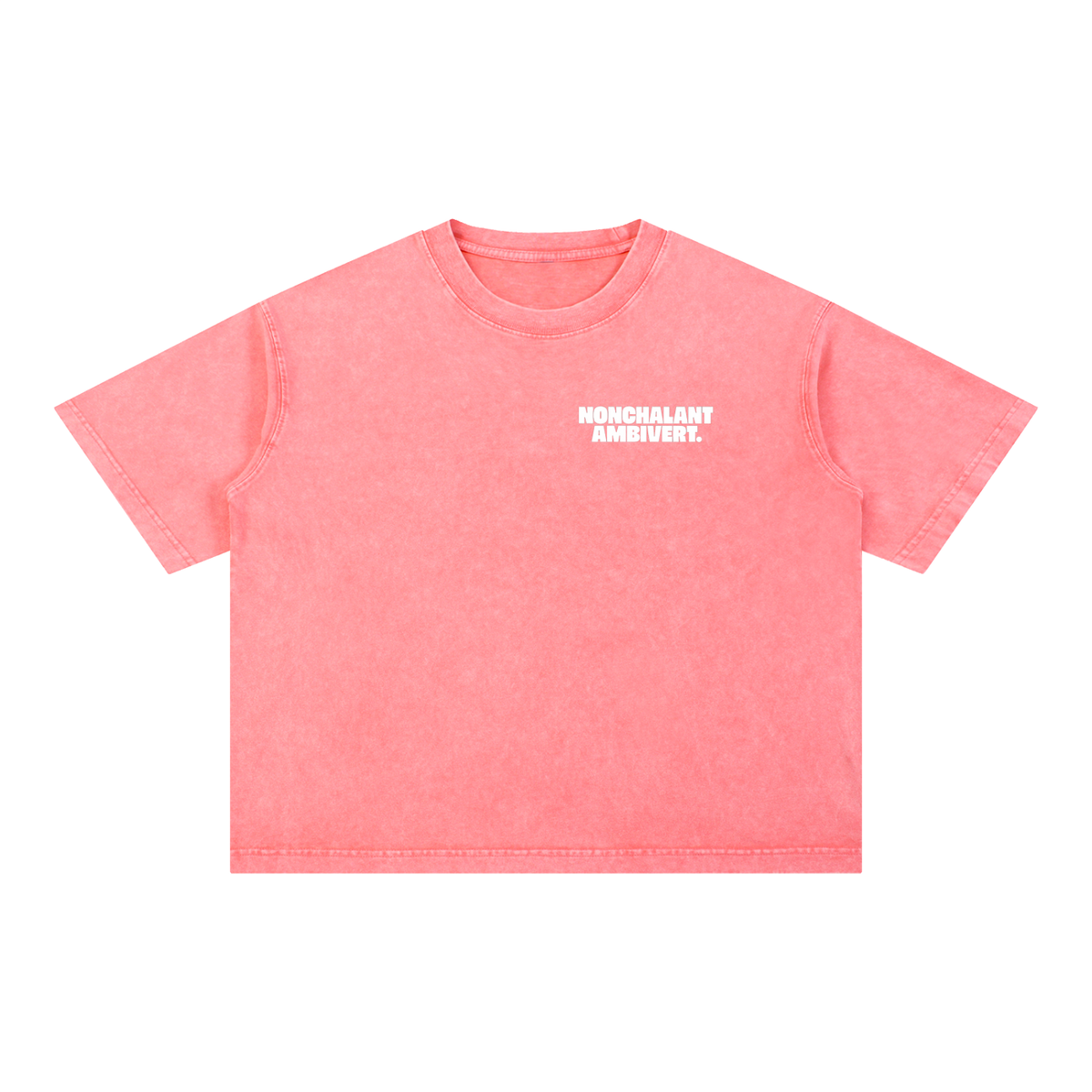Mineral Wash Boxy Cotton T-Shirt