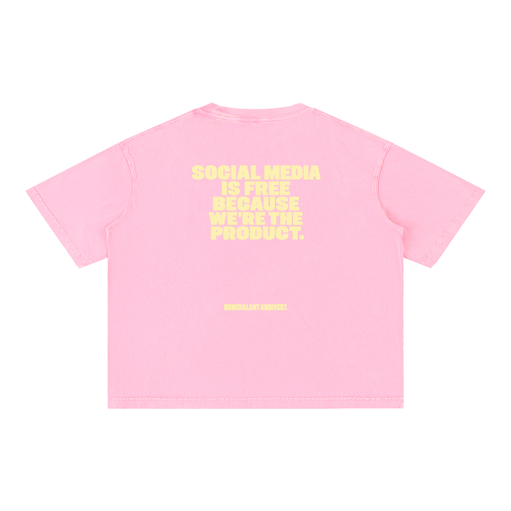 Mineral Wash Boxy Cotton T-Shirt