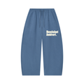 Unisex Waffle Barrel Leg Pants