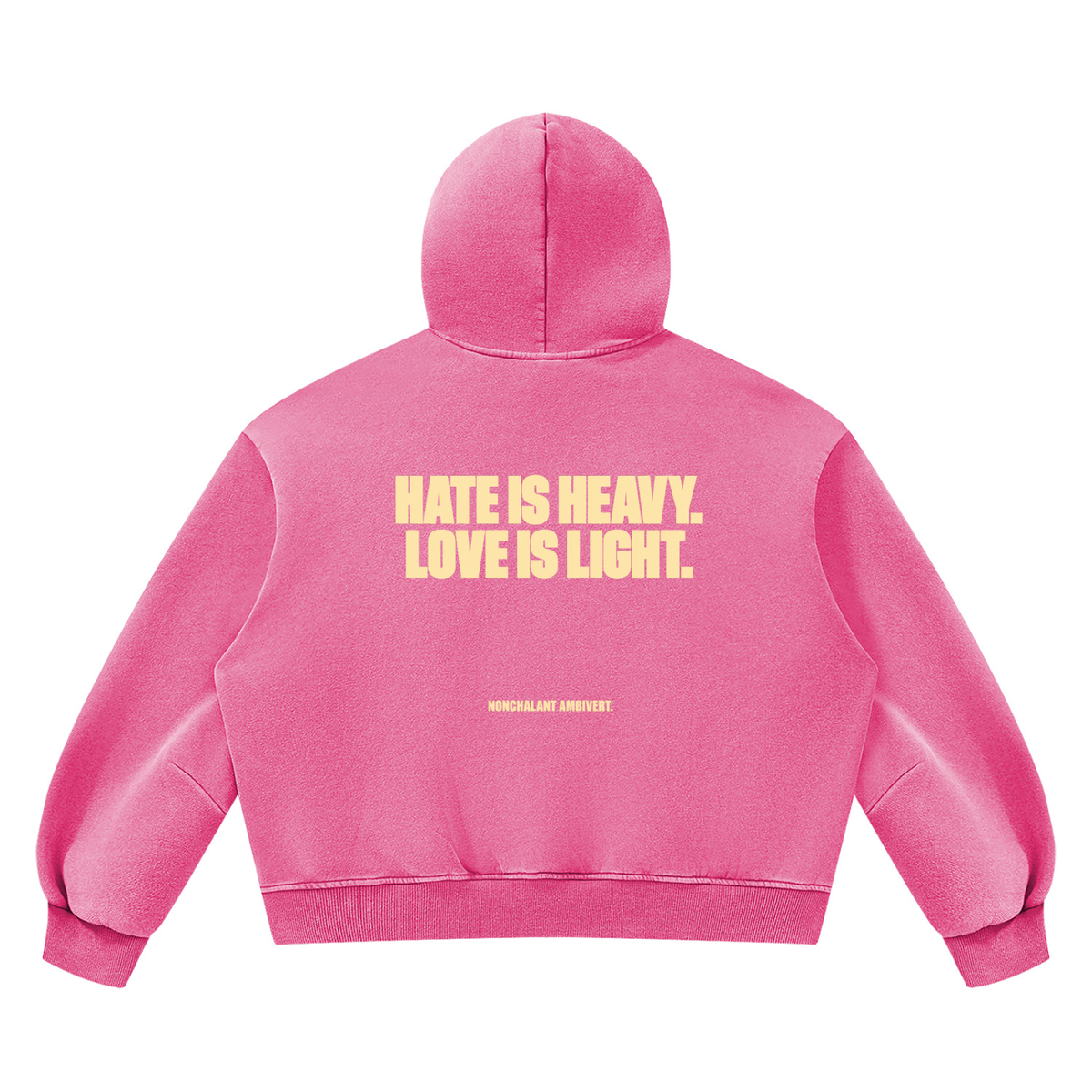 Unisex Vintage Wash Boxy Fleece Hoodie