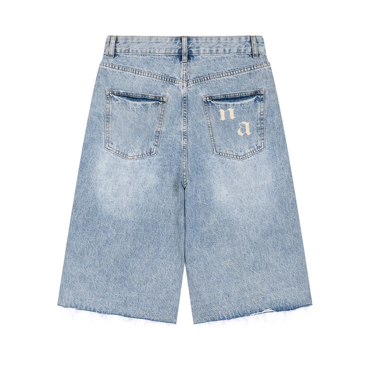 Men’s Vintage Wide Leg Denim Shorts