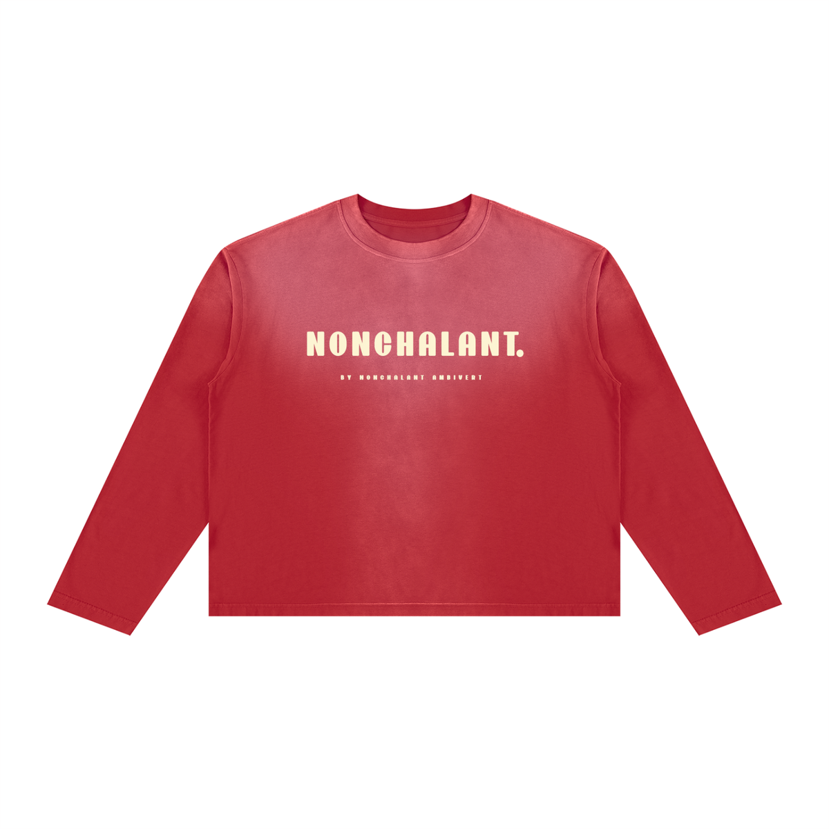 Unisex Sunfade Boxy Long Sleeve T-Shirt