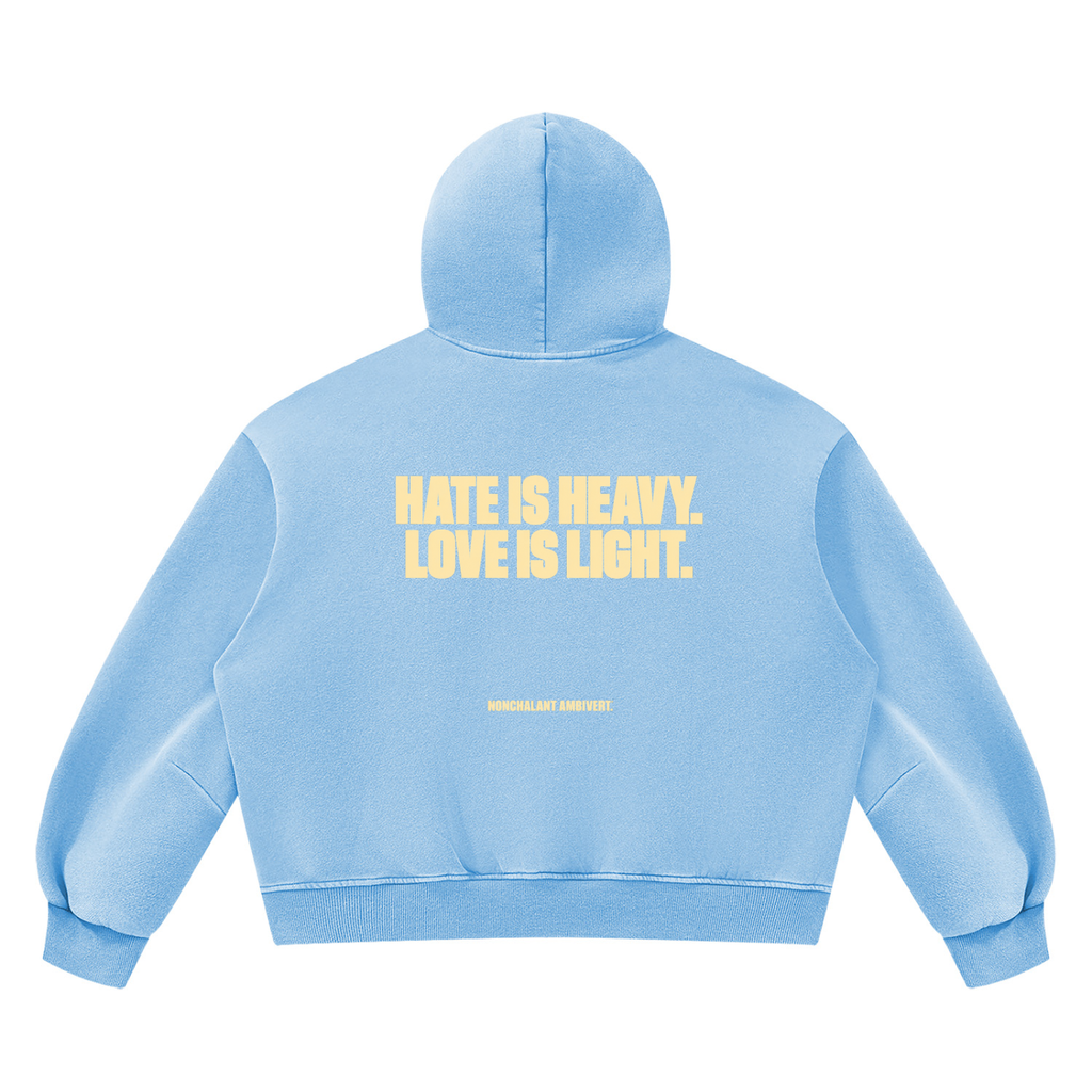 Unisex Vintage Wash Boxy Fleece Hoodie