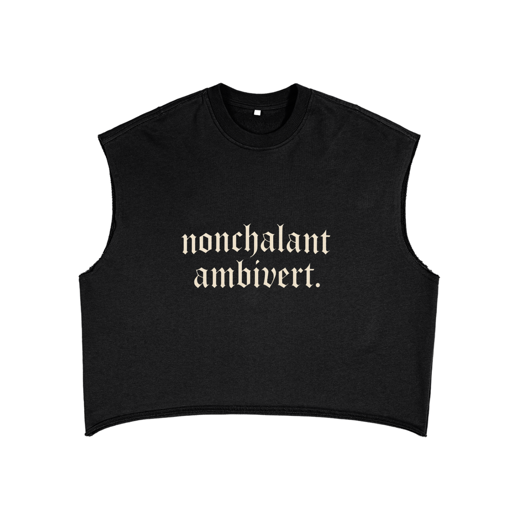 French Terry Boxy Tank Top