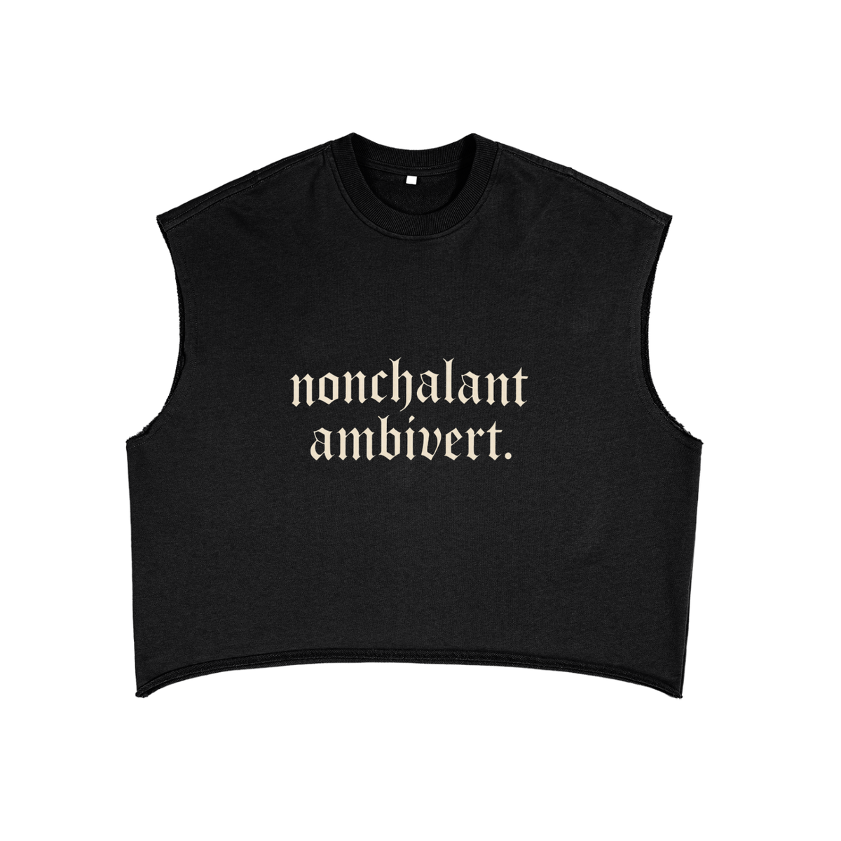 French Terry Boxy Tank Top