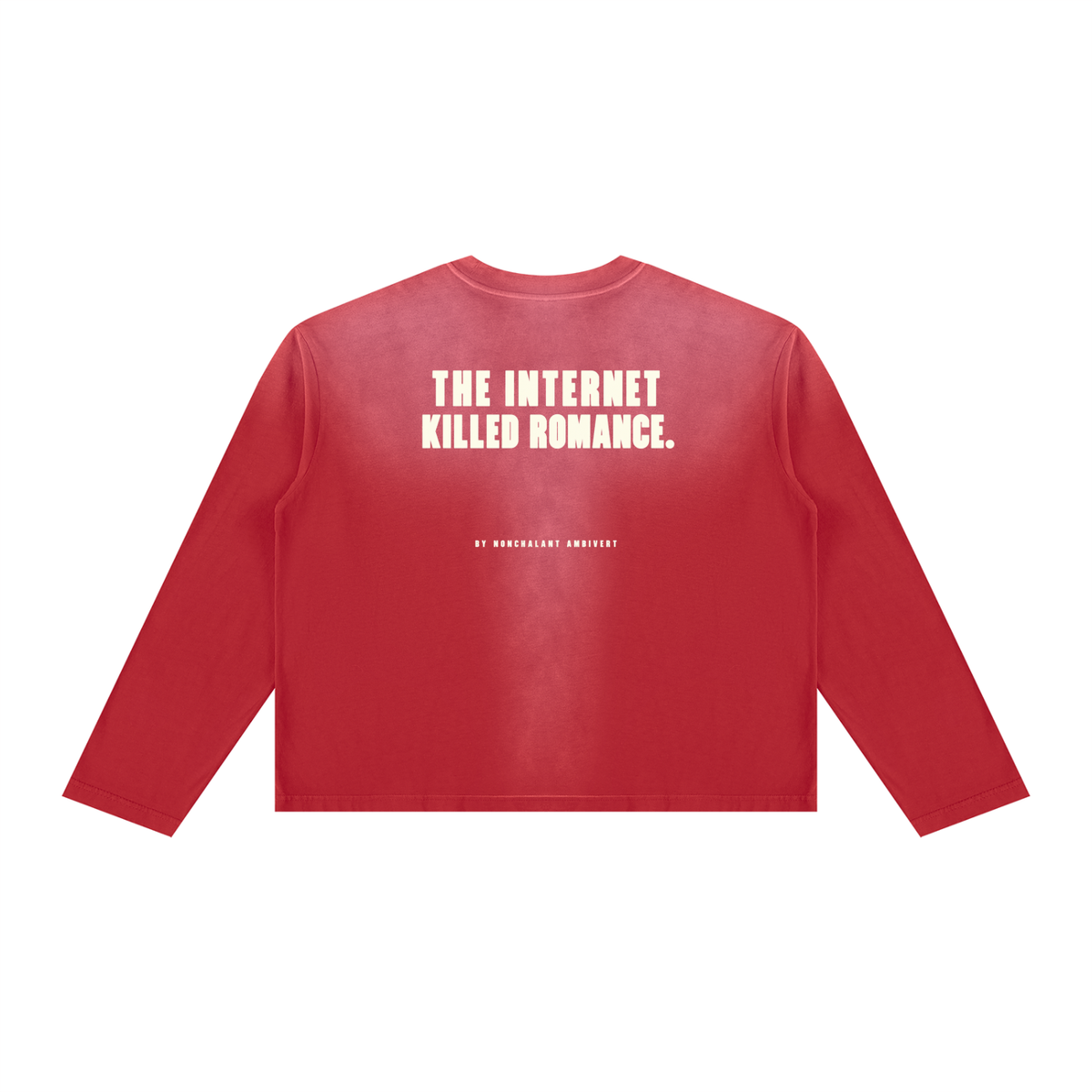 Unisex Sunfade Boxy Long Sleeve T-Shirt