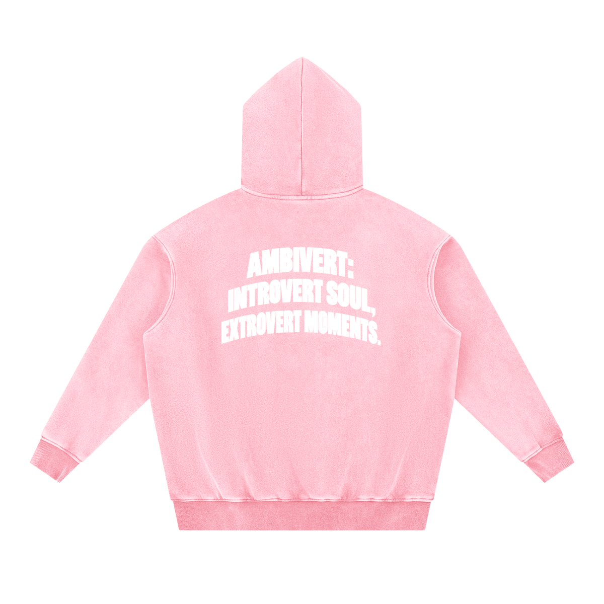 Snow Wash Fleece Oversize Hoodie
