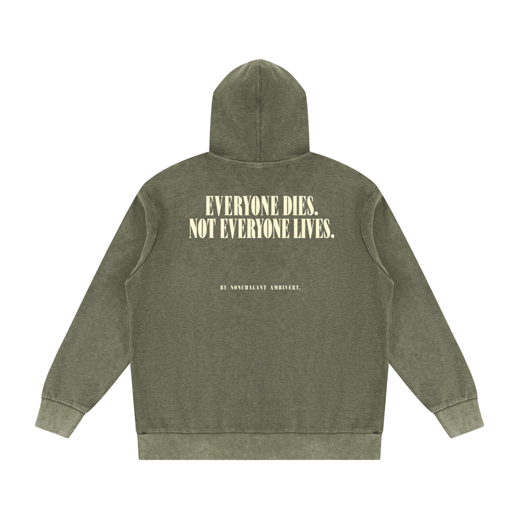 Unisex Mineral Wash Oversized Hoodie