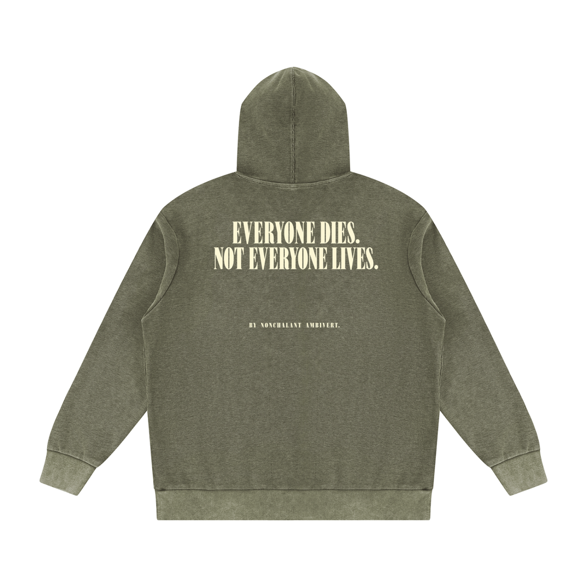 Unisex Mineral Wash Oversized Hoodie