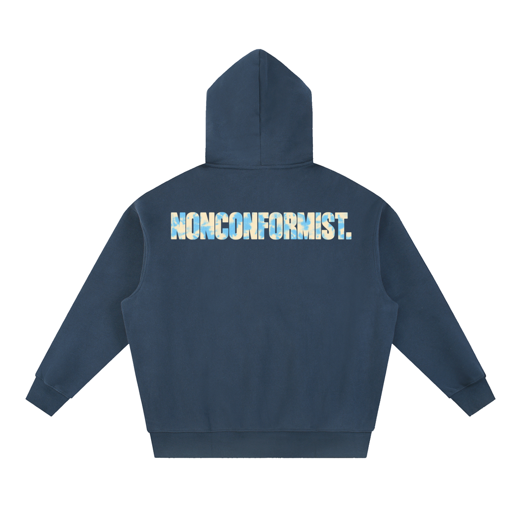 Essential Oversized Boxy Fit Fleece Hoodie