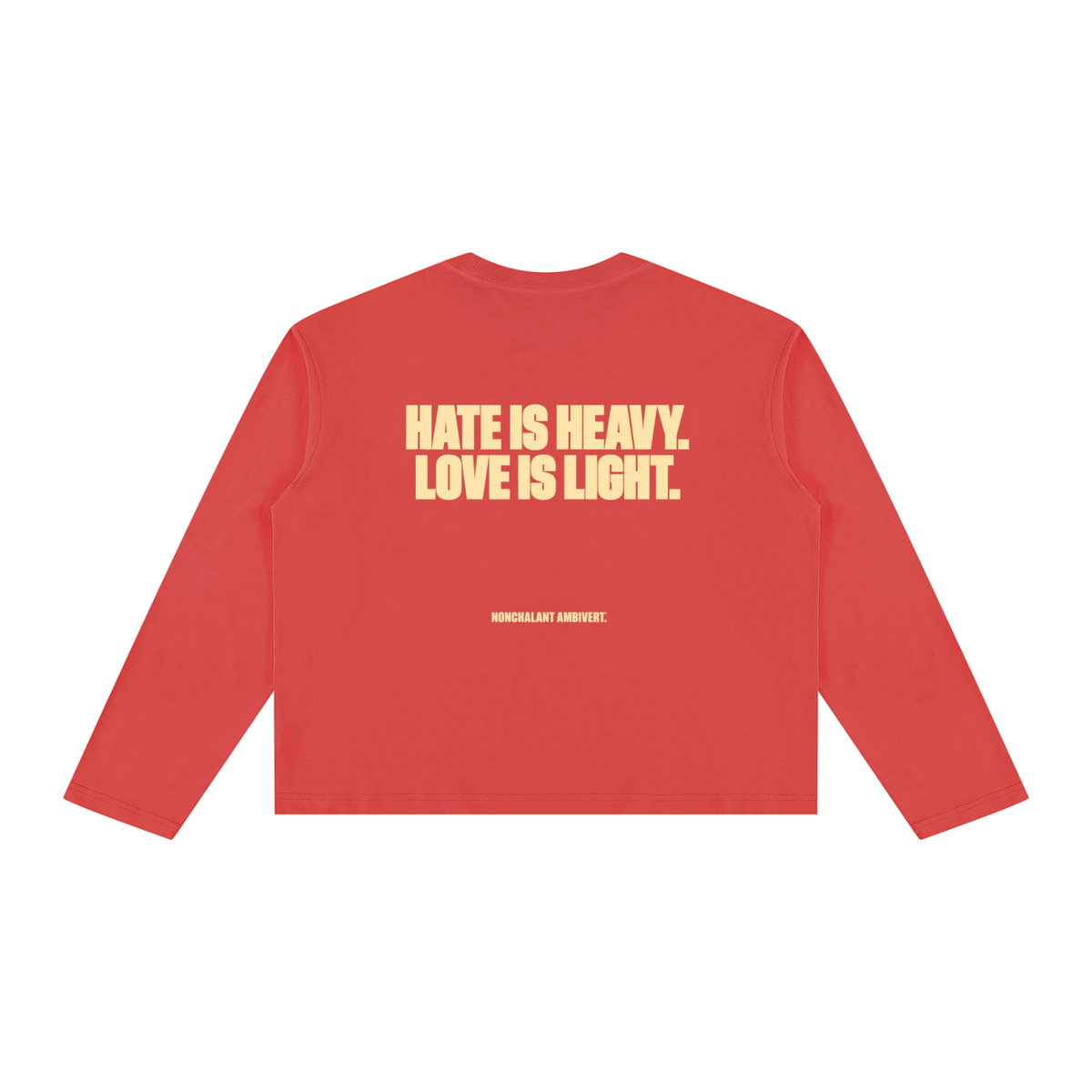 Unisex Vintage Wash Long Sleeve Boxy T-Shirt
