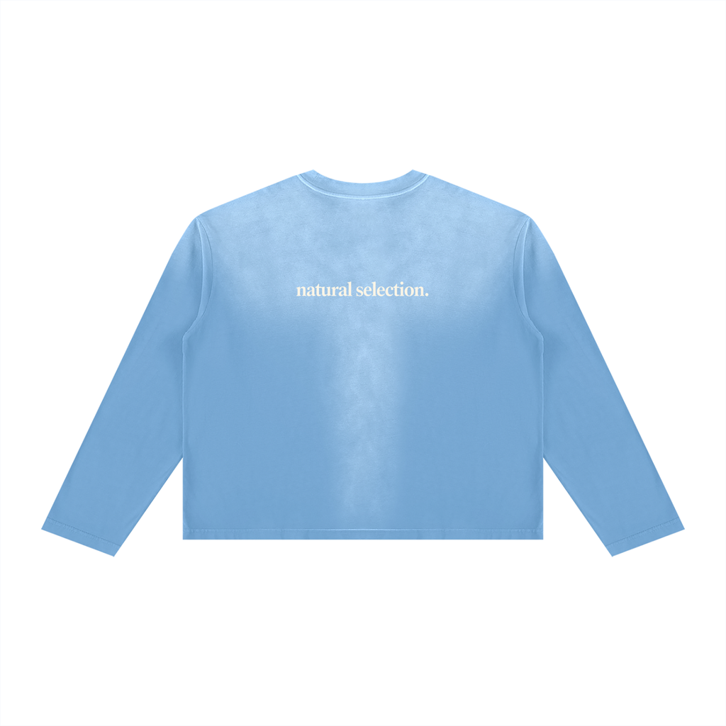 Unisex Sunfade Boxy Long Sleeve T-Shirt