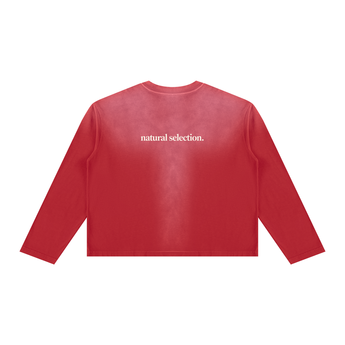 Unisex Sunfade Boxy Long Sleeve T-Shirt