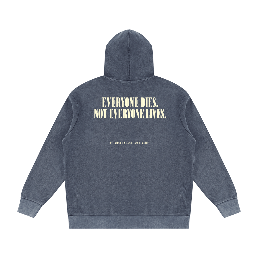 Unisex Mineral Wash Oversized Hoodie