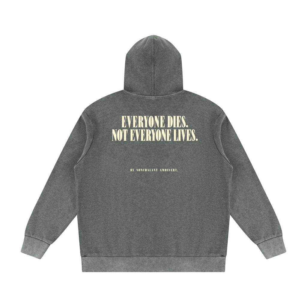 Unisex Mineral Wash Oversized Hoodie