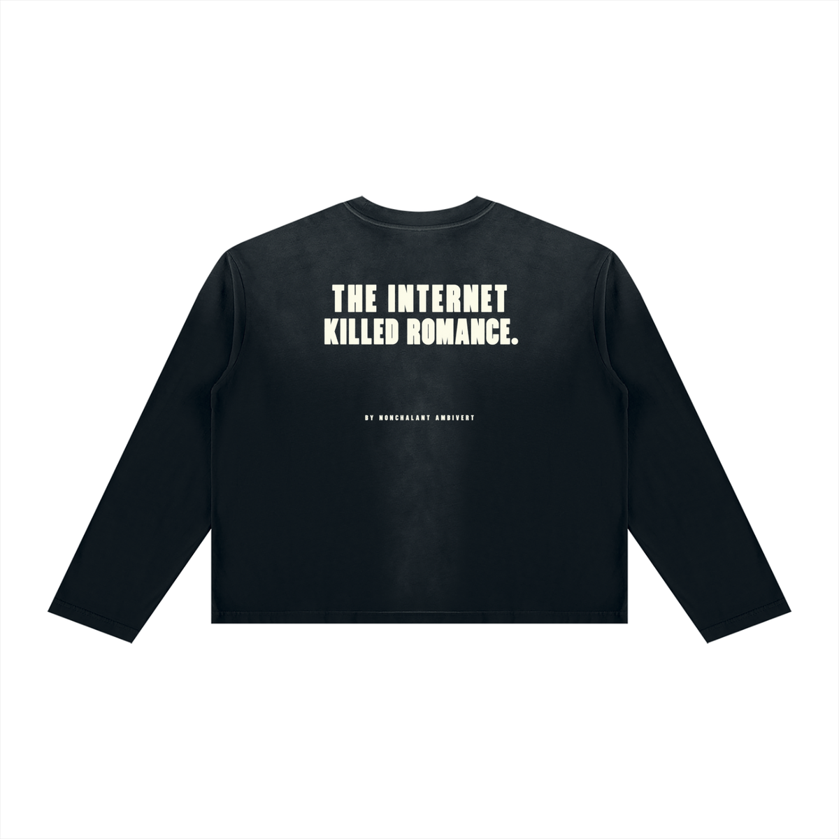 Unisex Sunfade Boxy Long Sleeve T-Shirt