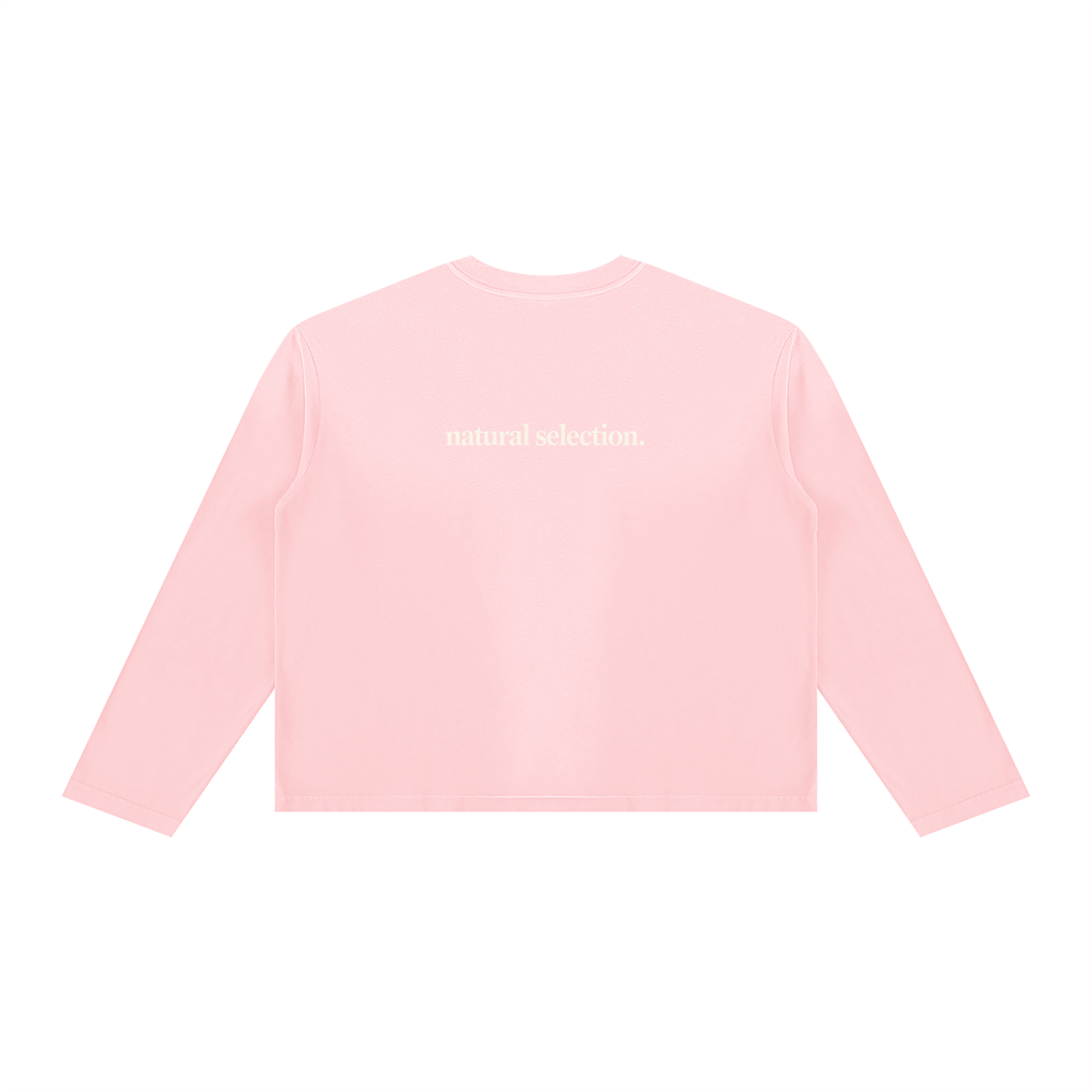 Unisex Sunfade Boxy Long Sleeve T-Shirt