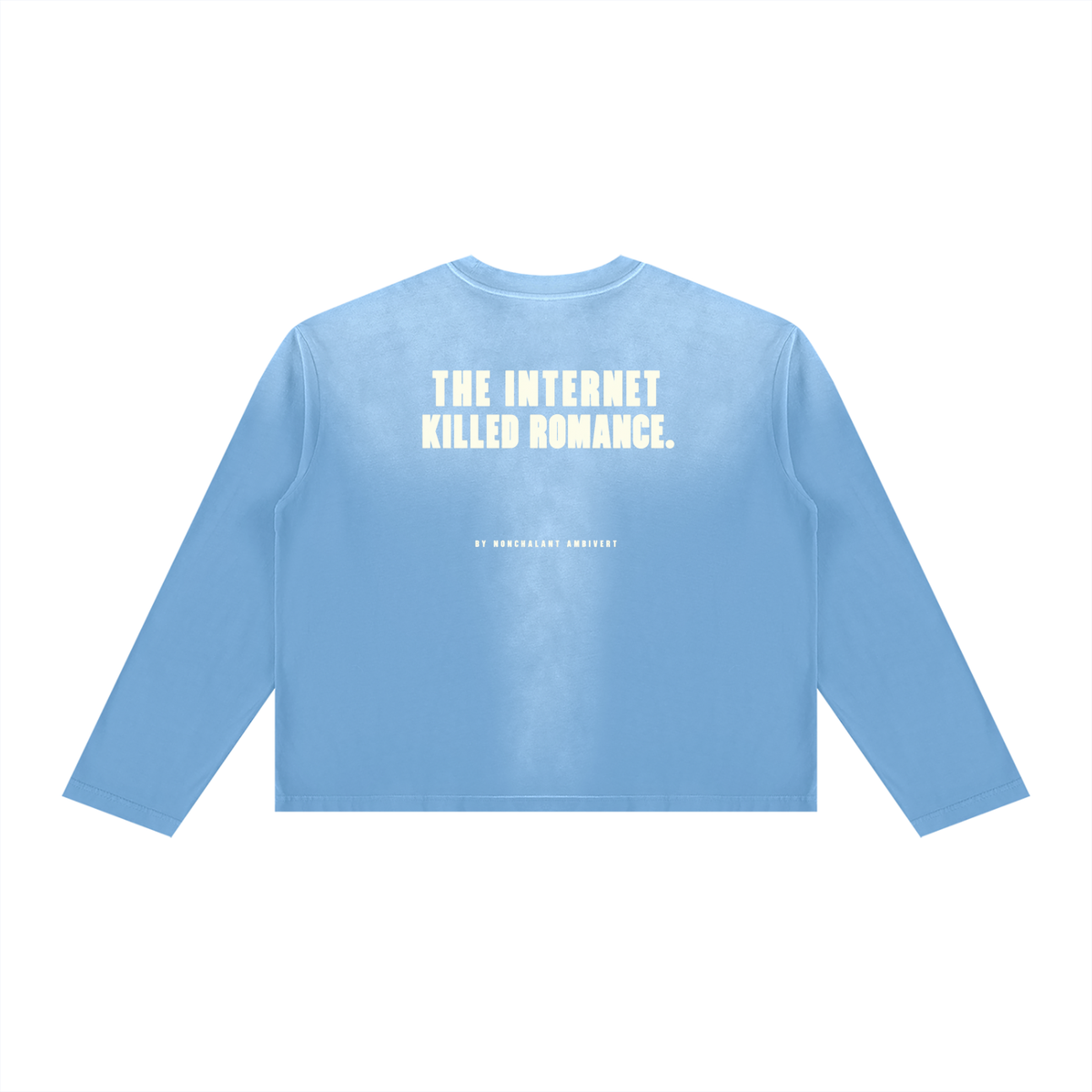 Unisex Sunfade Boxy Long Sleeve T-Shirt