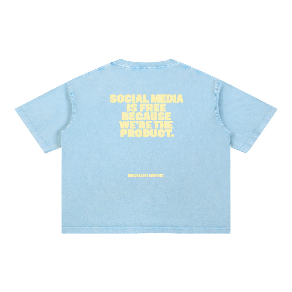 Mineral Wash Boxy Cotton T-Shirt