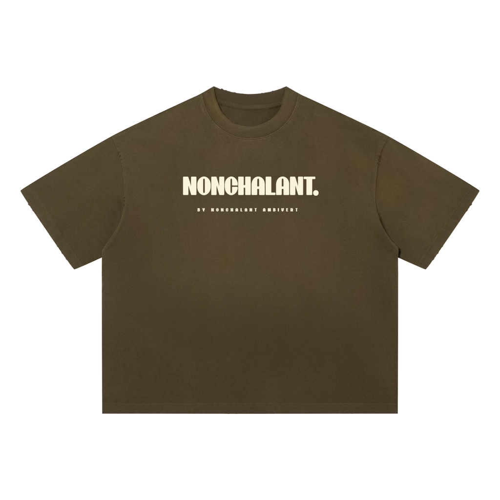 Unisex Sun Fade Distressed Boxy T-Shirt