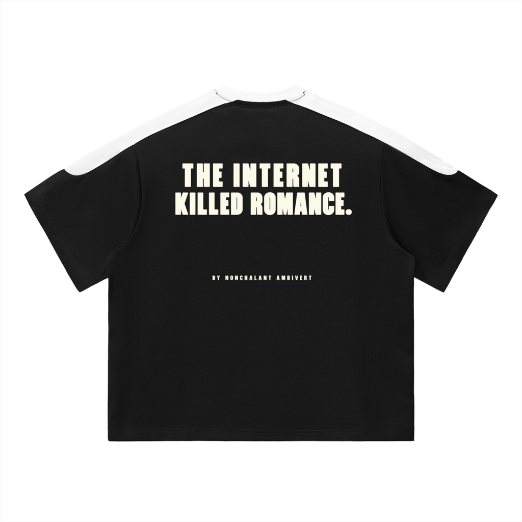 Unisex Color Block Oversized T-Shirt