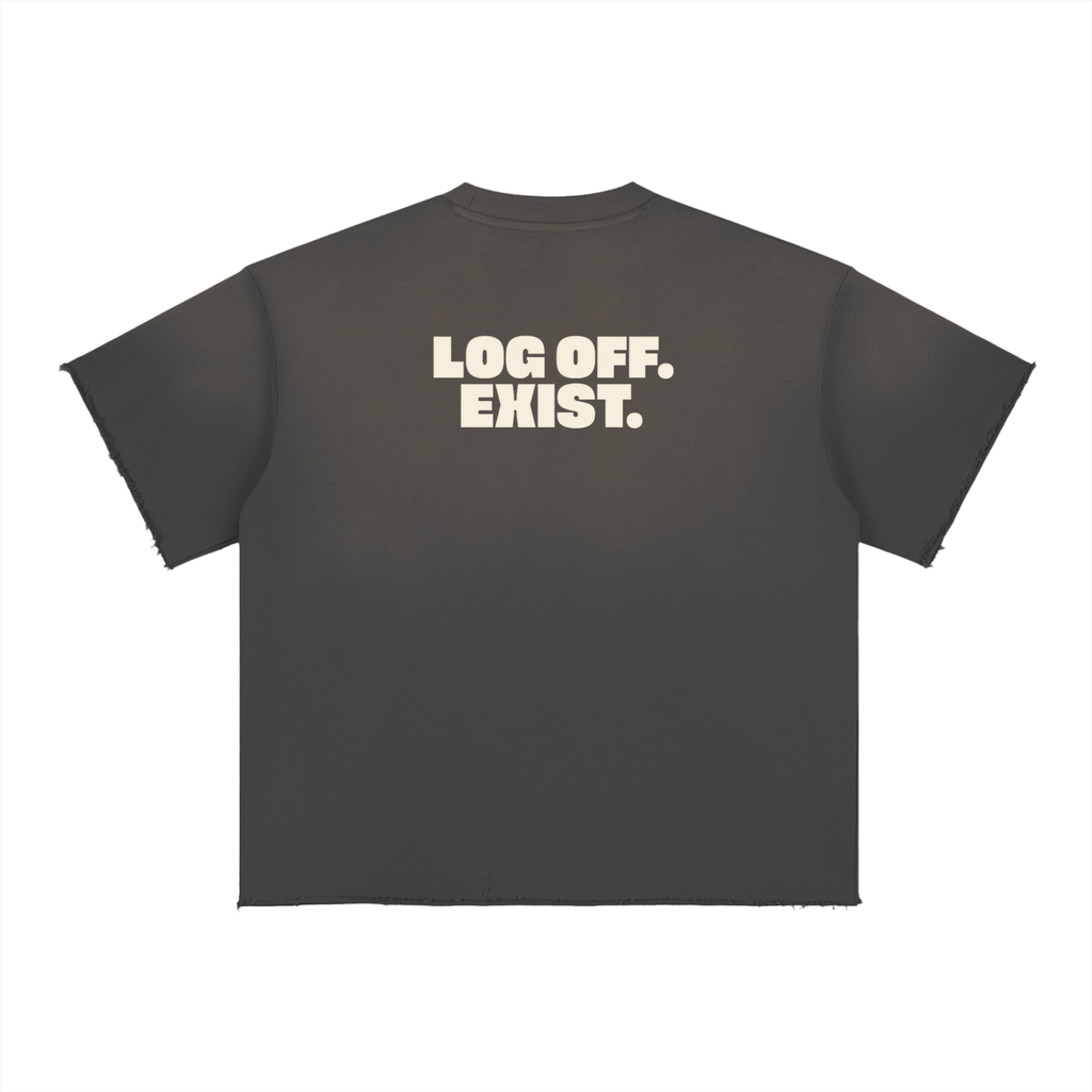 Sun Fade Raw Edge T-Shirt