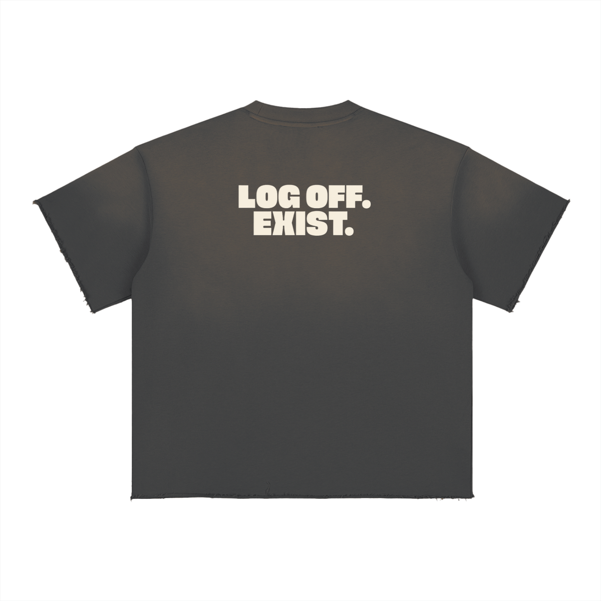 Sun Fade Raw Edge T-Shirt