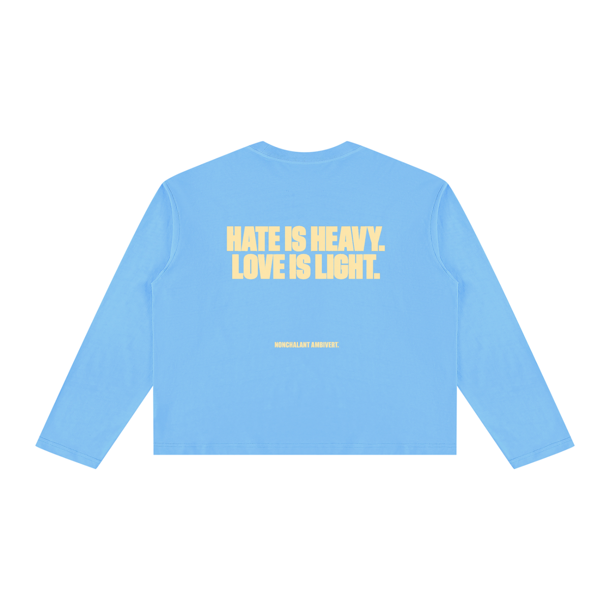 Unisex Vintage Wash Long Sleeve Boxy T-Shirt
