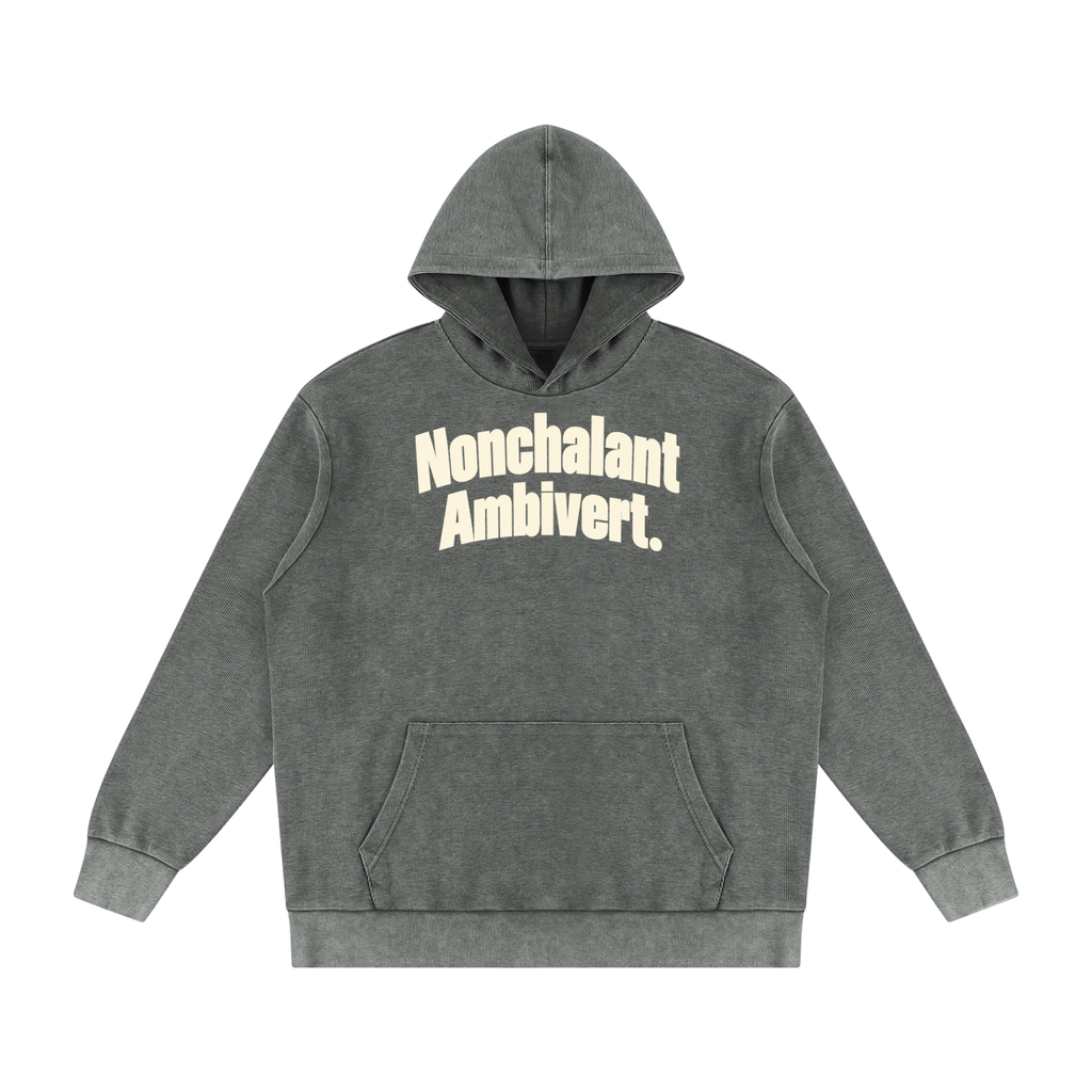 Unisex Mineral Wash Oversized Hoodie