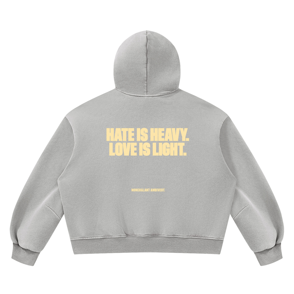 Unisex Vintage Wash Boxy Fleece Hoodie