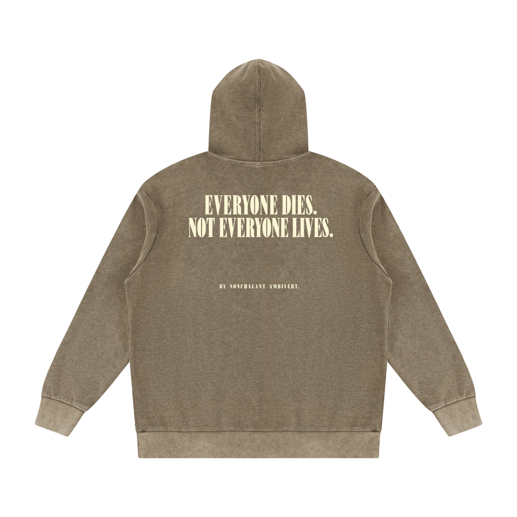 Unisex Mineral Wash Oversized Hoodie