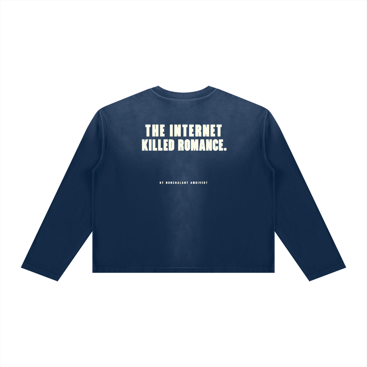 Unisex Sunfade Boxy Long Sleeve T-Shirt